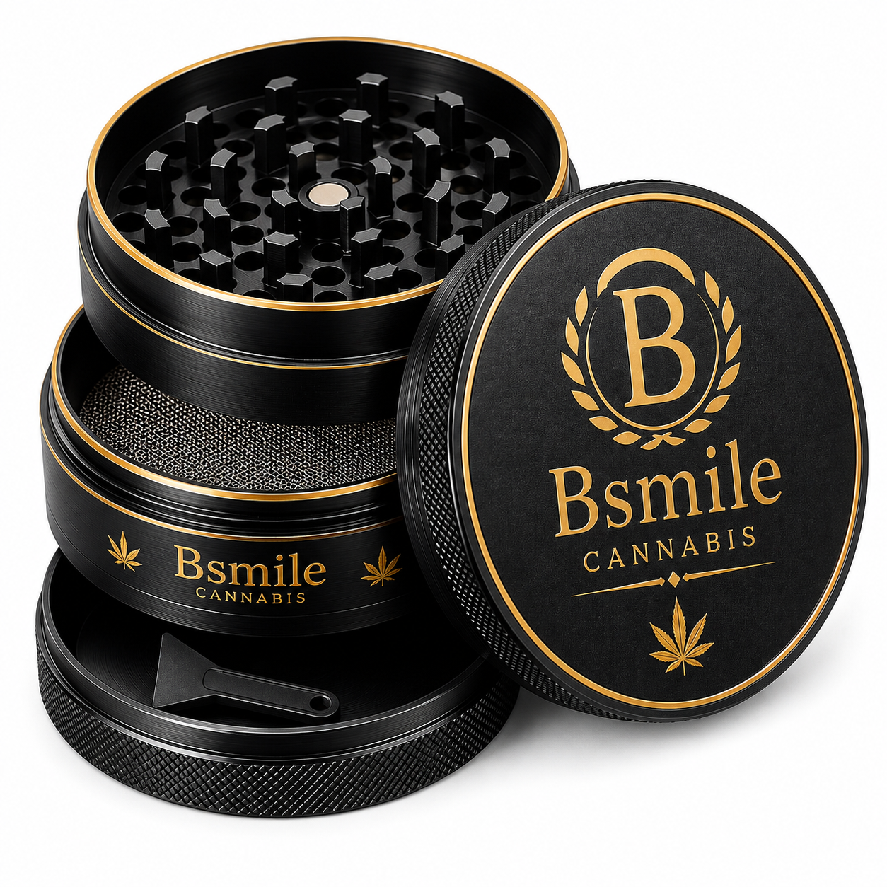Bsmile 4-Piece Grinder — Bsmile grinders accessory